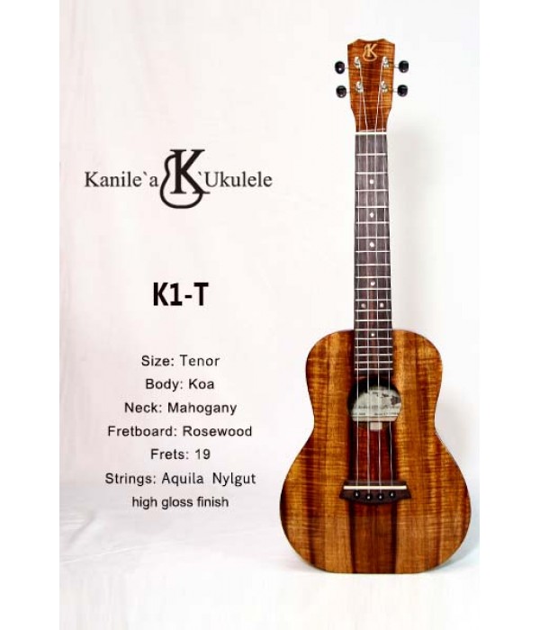 【台灣烏克麗麗 專門店】Kanile'a ukulele 烏克麗麗 K1-T premium 夏威夷手工琴 (空運來台)