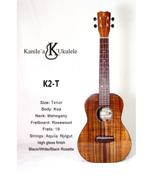 【台灣烏克麗麗 專門店】Kanile'a ukulele 烏克麗麗 K2-T premium 夏威夷手工琴 (空運來台)